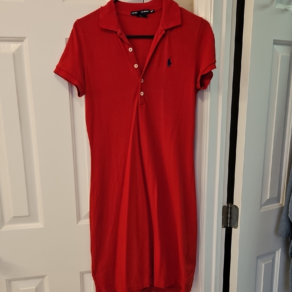 Polo by Ralph Lauren Scarlet Polo Dress